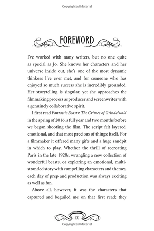 fantastic beasts: the crimes of grindelwald – the original screenplay