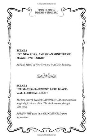 fantastic beasts: the crimes of grindelwald – the original screenplay