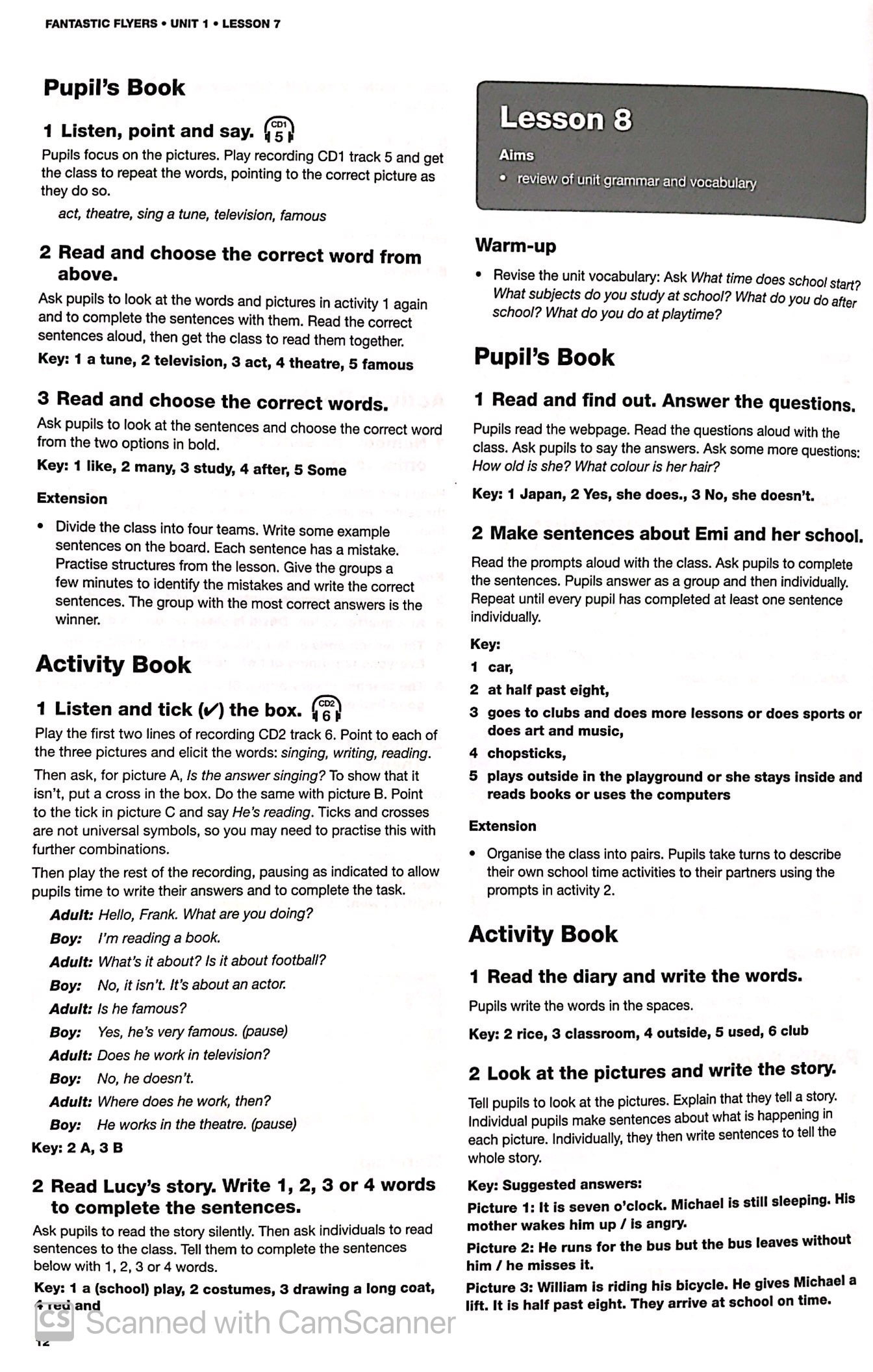 fantastic flyers 2nd edition - teacher's book (kèm 1 đĩa dvd)