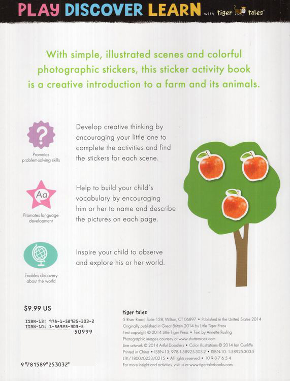 Farm Sticker Activities