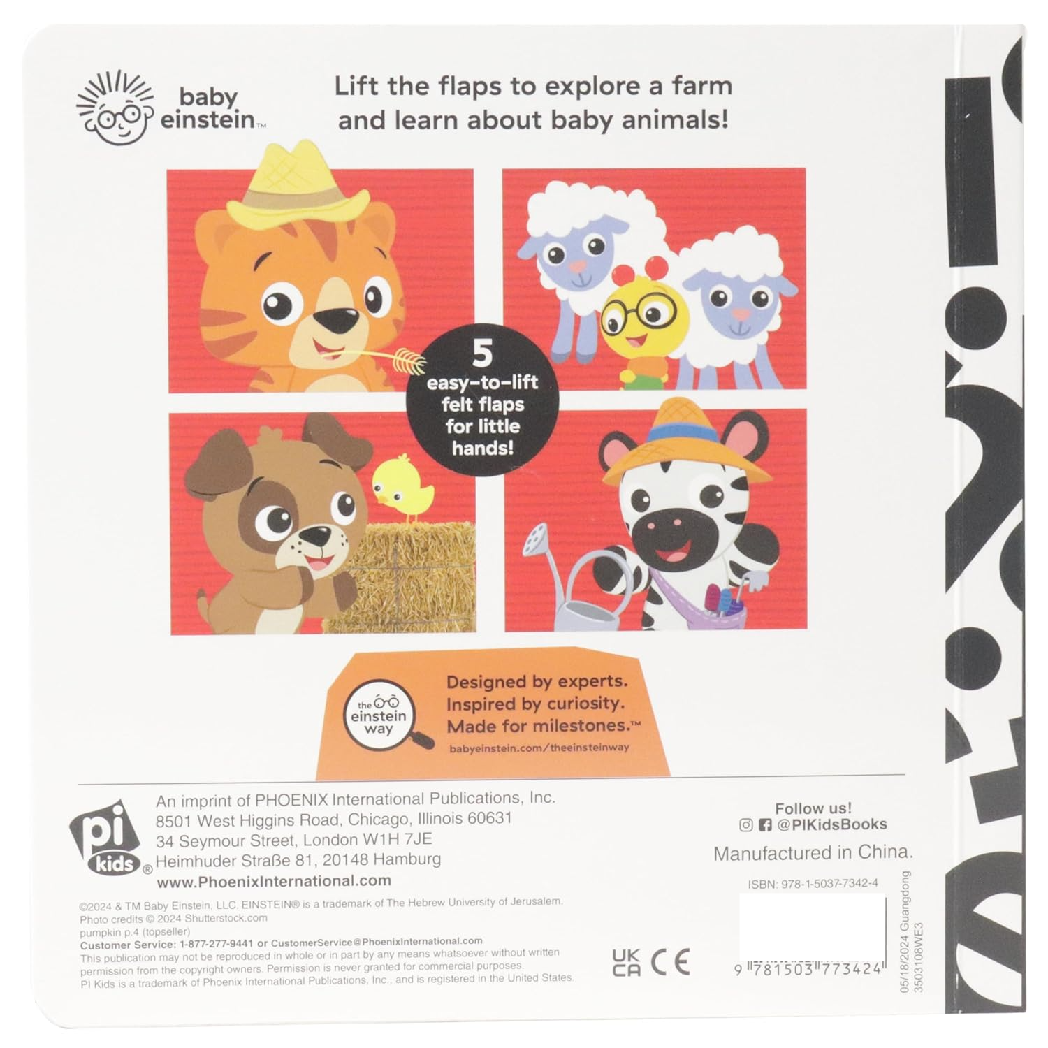 Felt Flaps - Baby Einstein Discover A Farm