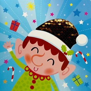 festive fun sequin book