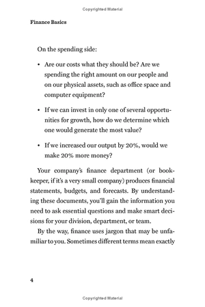 finance basics (hbr 20-minute manager series)