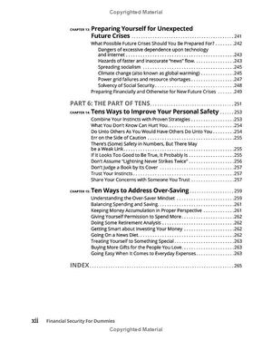 financial security for dummies