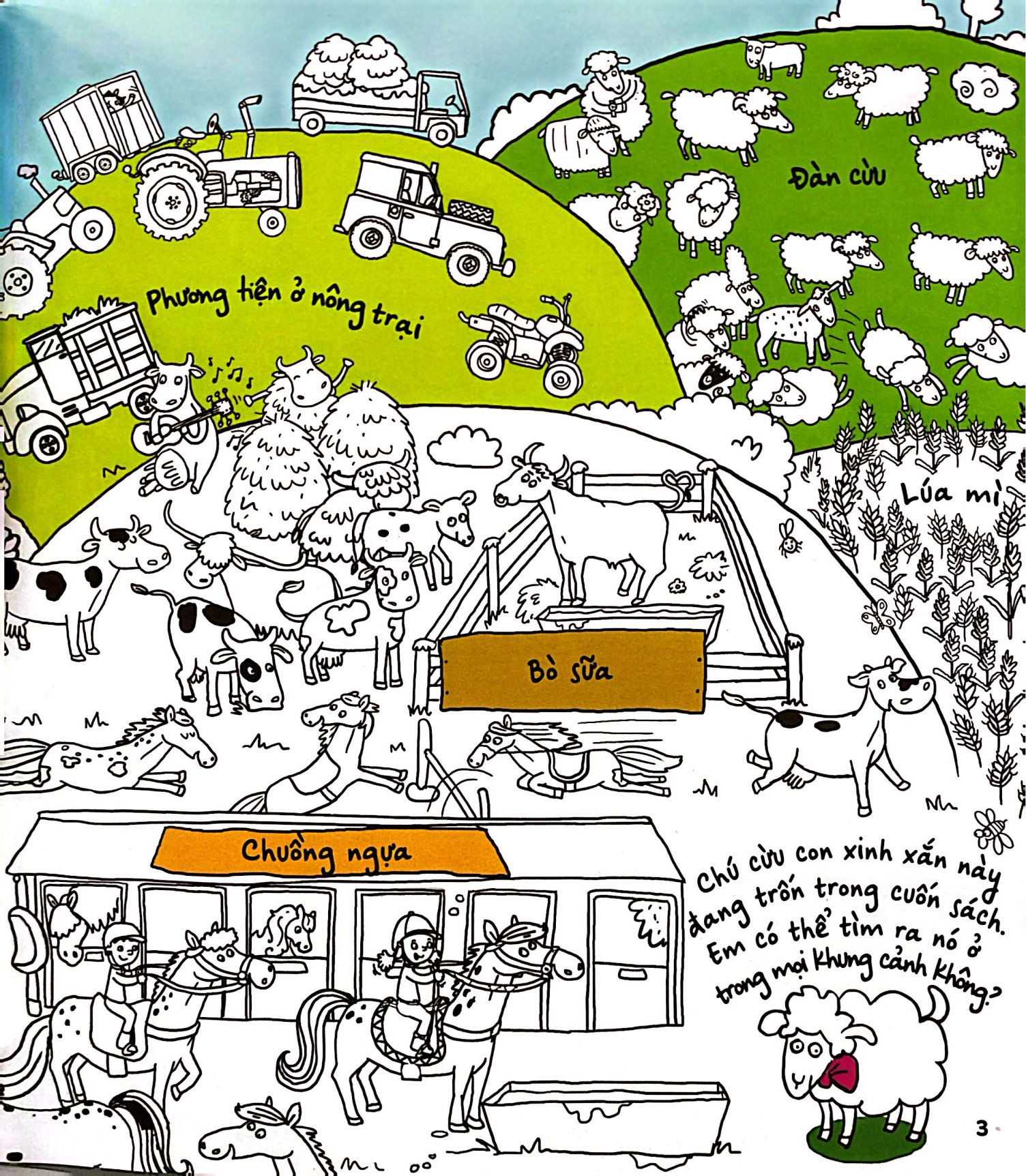 Find And Colour - Farm