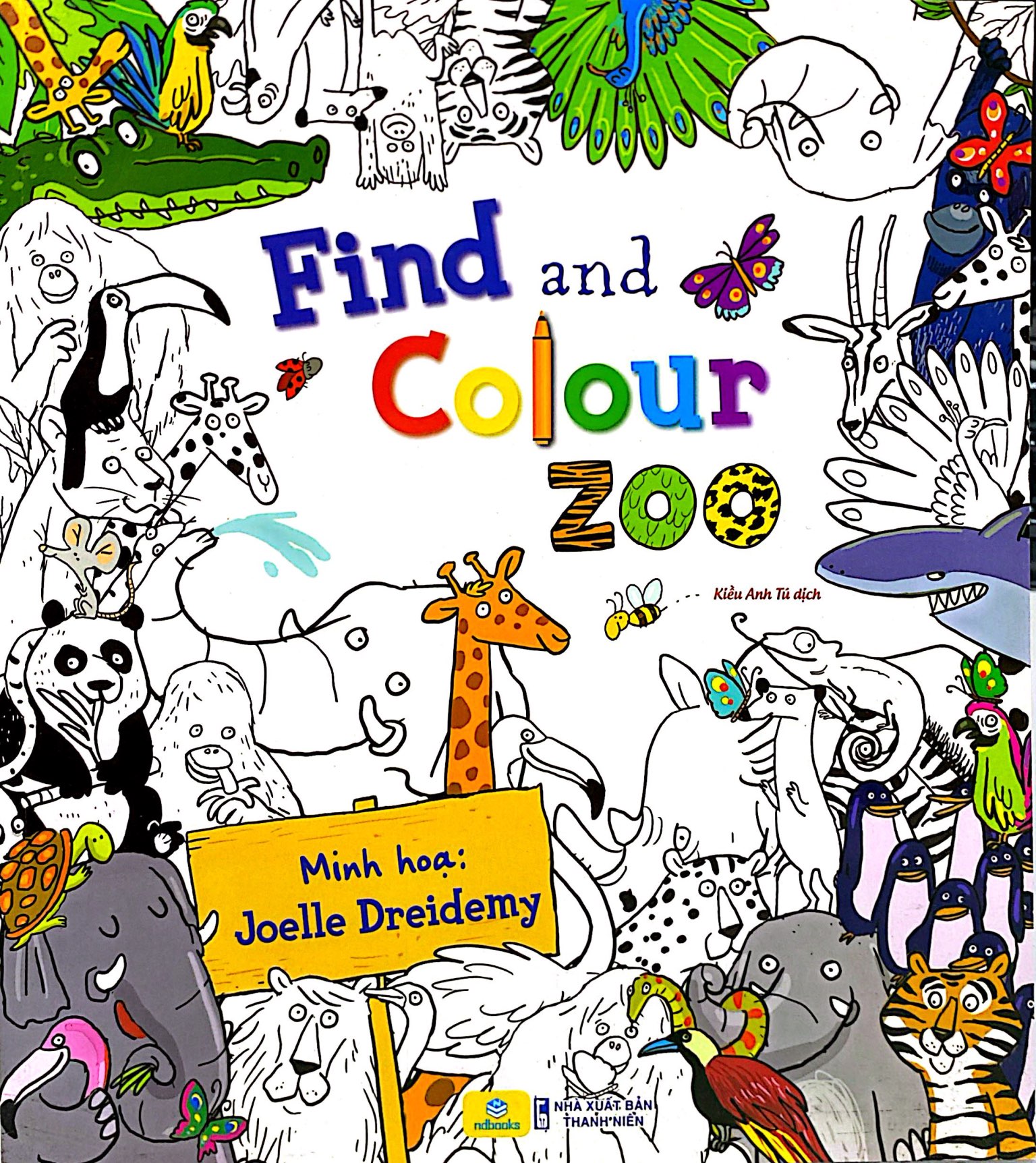 Find And Colour - Zoo