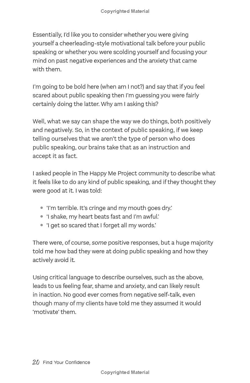 Find Your Confidence: The No-Nonsense Guide To Self-Belief