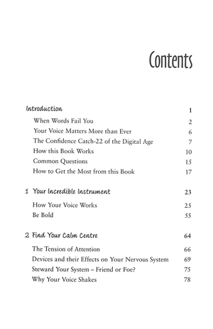 find your voice: the secret to talking with confidence in any situation