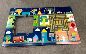 find your way maze fire truck