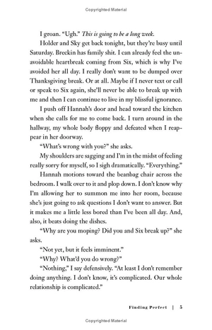 finding perfect - book 5 of hopeless