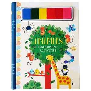 finger print books - animals