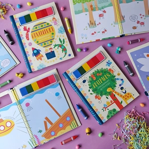 finger print books - animals