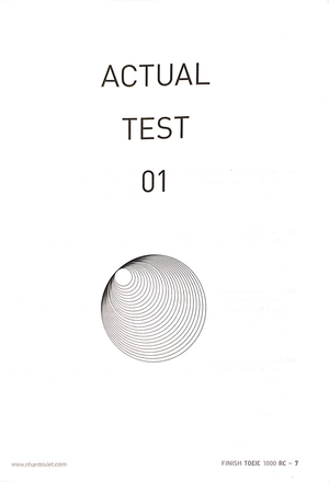 finish toeic 1000 lc reading comprehension