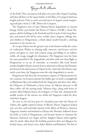 fire and blood: 300 years before a game of thrones (a song of ice and fire)