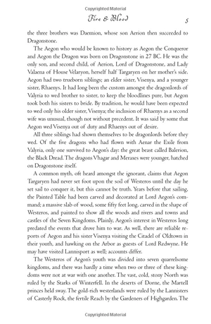 fire and blood: 300 years before a game of thrones (a song of ice and fire)