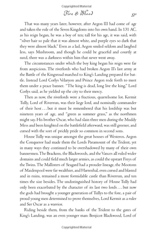 fire and blood: 300 years before a game of thrones (a song of ice and fire)