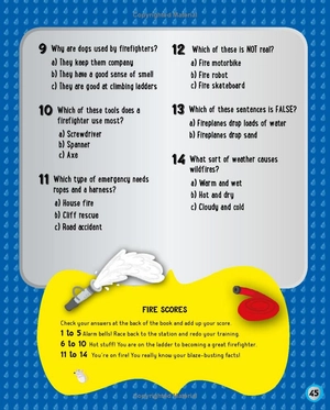 firefighter in training