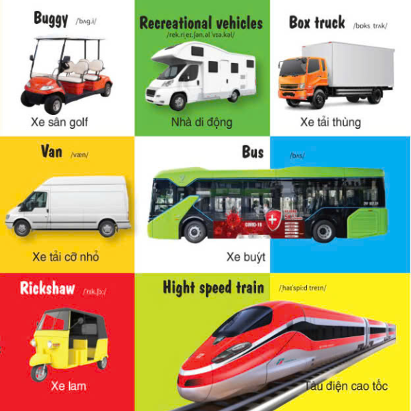 first 100 trucks and things that go - 100 từ đầu tiên về các phương tiện giao thông