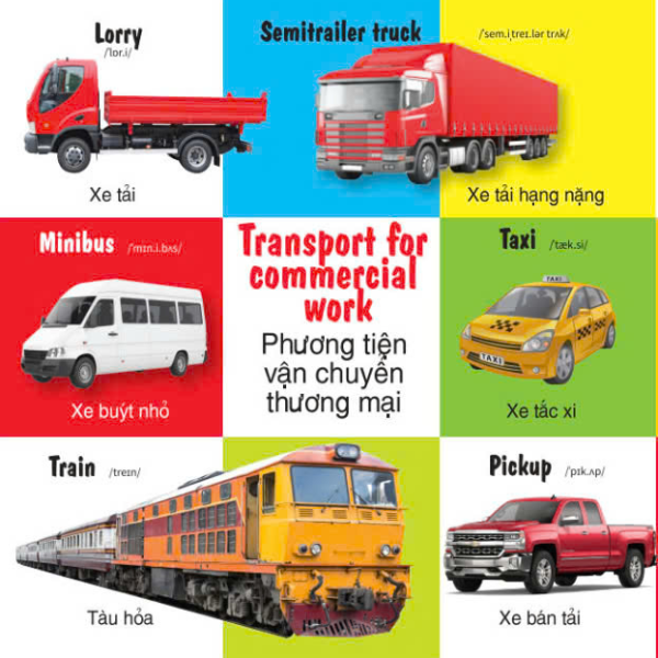 first 100 trucks and things that go - 100 từ đầu tiên về các phương tiện giao thông