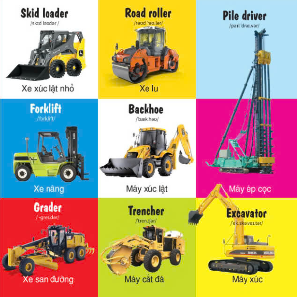 first 100 trucks and things that go - 100 từ đầu tiên về các phương tiện giao thông