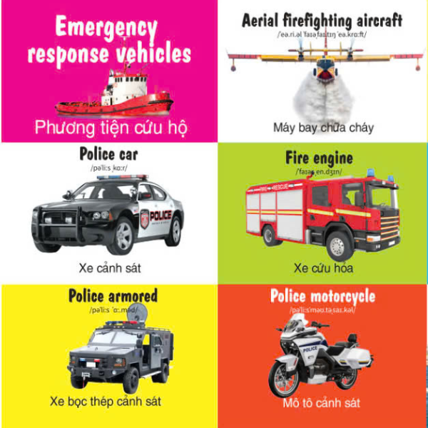 first 100 trucks and things that go - 100 từ đầu tiên về các phương tiện giao thông