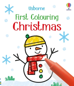 first colouring christmas