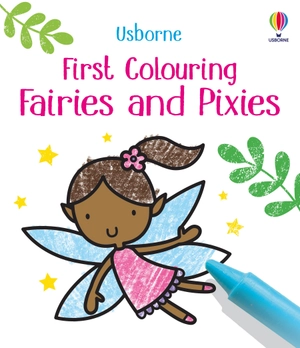 first colouring fairies and pixies