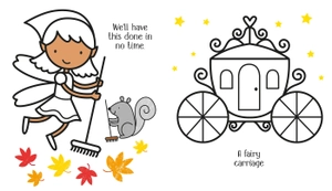 first colouring fairies and pixies