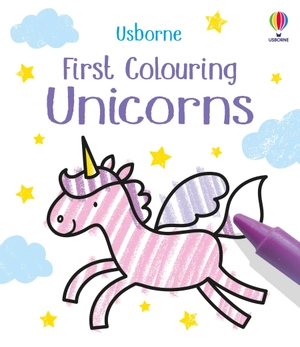 first colouring unicorns