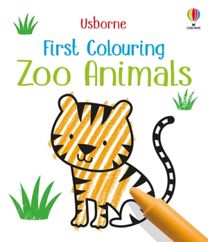 first colouring zoo animals