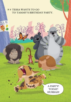 first eli readers - martha and the tiger party - kindergarten/early primary - downloadable audio files