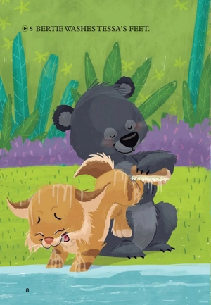 first eli readers - martha and the tiger party - kindergarten/early primary - downloadable audio files