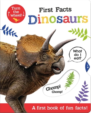 first facts dinosaurs (turn-the-wheel books)