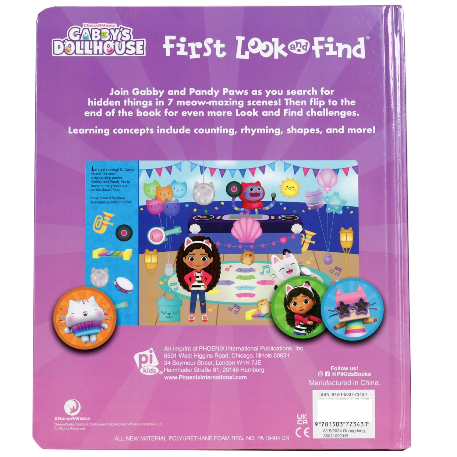 First Look And Find - Midi Gabby's Dollhouse