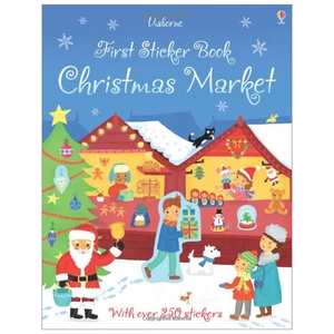 first sticker book christmas market (first sticker books)