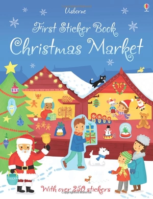 first sticker book christmas market (first sticker books)