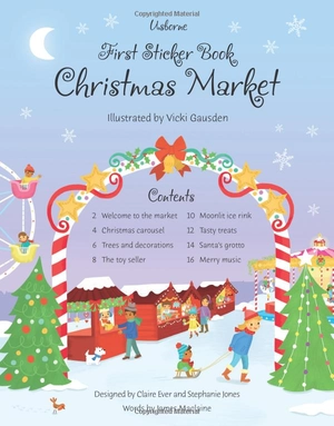 first sticker book christmas market (first sticker books)