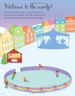 first sticker book christmas market (first sticker books)