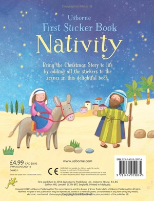 first sticker book nativity