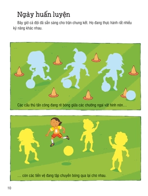 first sticker book - sách dán hình đầu đời cho bé - bóng đá