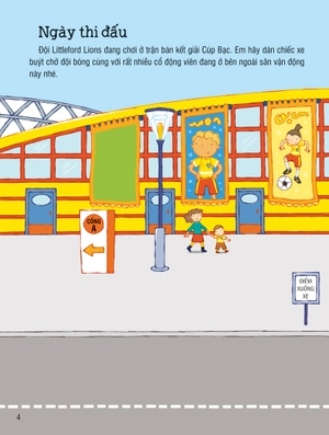 first sticker book - sách dán hình đầu đời cho bé - bóng đá