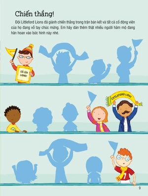 first sticker book - sách dán hình đầu đời cho bé - bóng đá