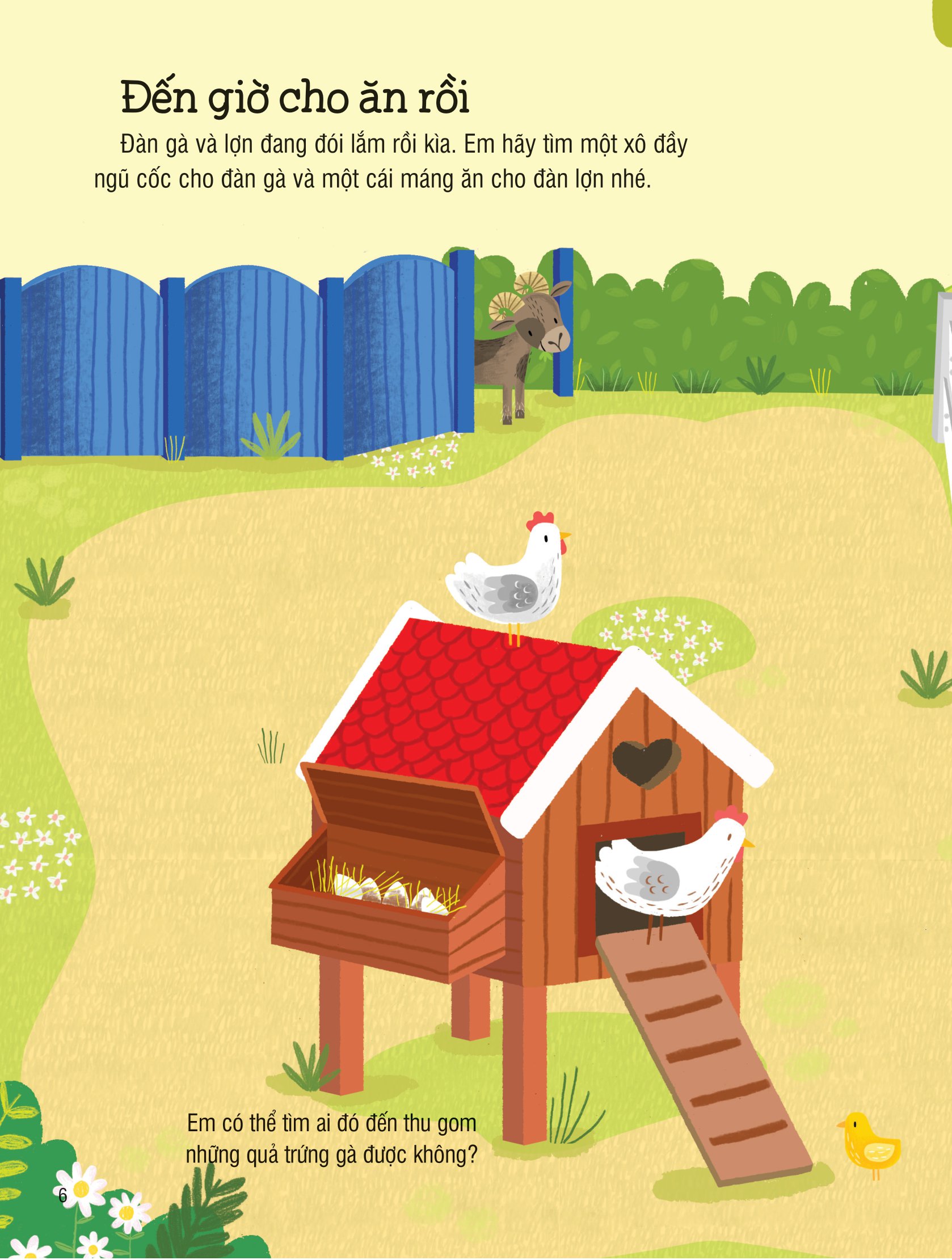 first sticker book - sách dán hình đầu đời cho bé - nông trại