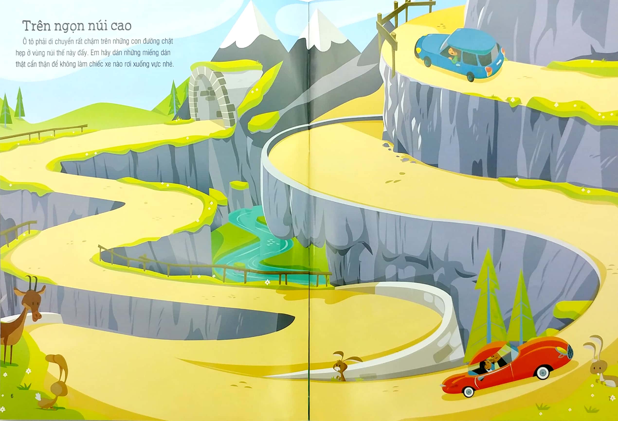 first sticker book - sách dán hình đầu đời cho bé - ô tô