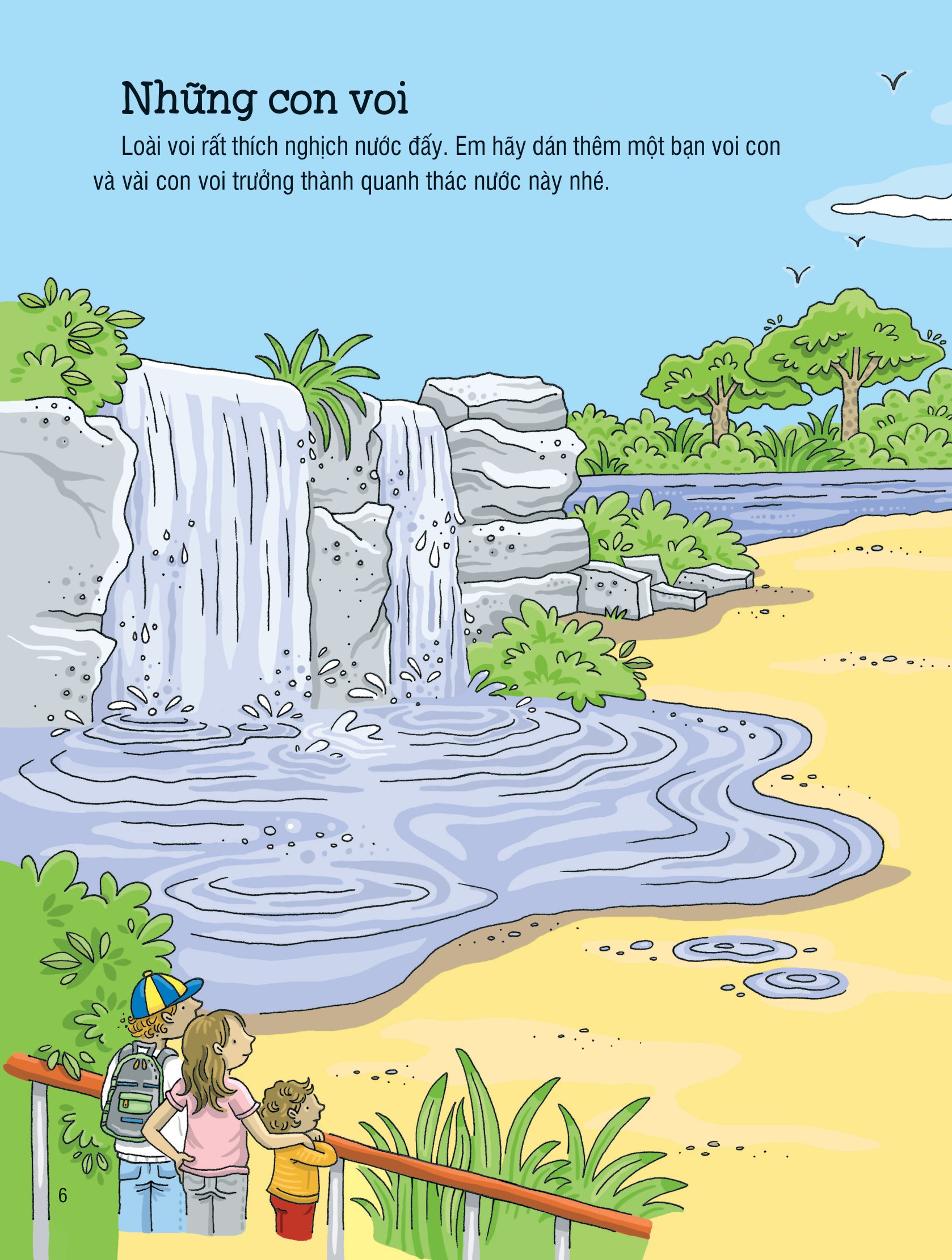 first sticker book - sách dán hình đầu đời cho bé - sở thú