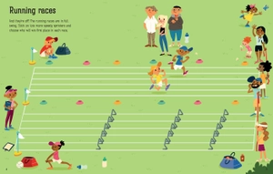 first sticker book sports day