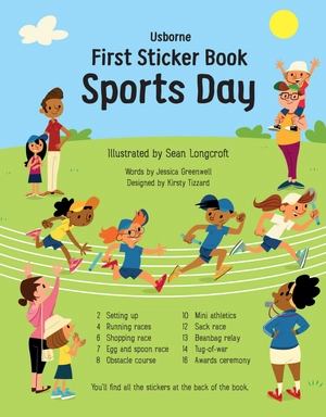 first sticker book sports day