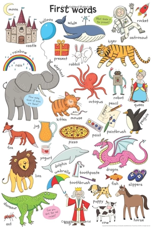 first words and numbers