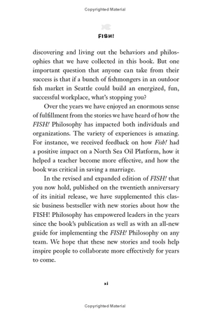 fish!: a proven way to boost morale and improve results