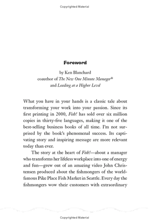 fish!: a proven way to boost morale and improve results